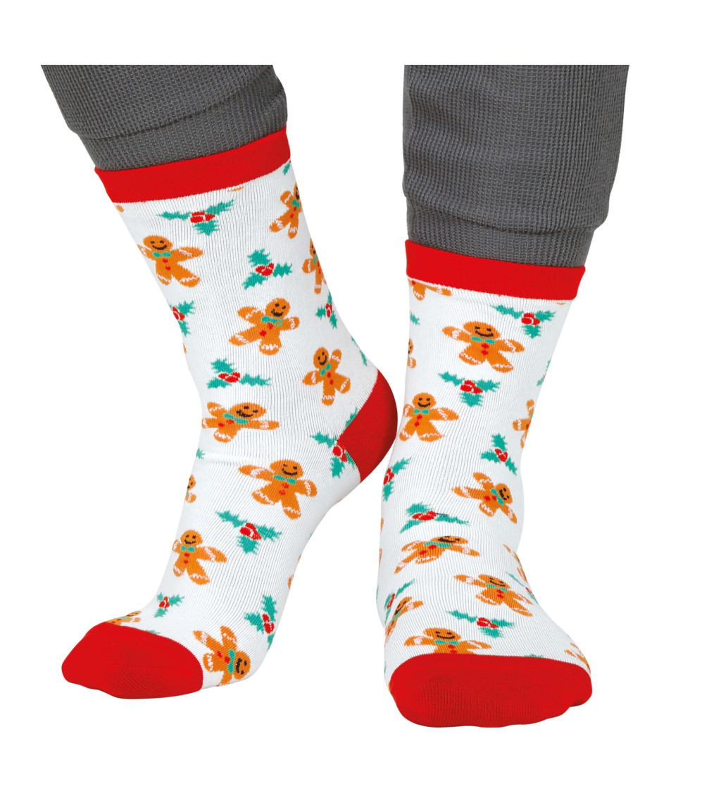 Vianočné ponožky so sladkými perníčkami