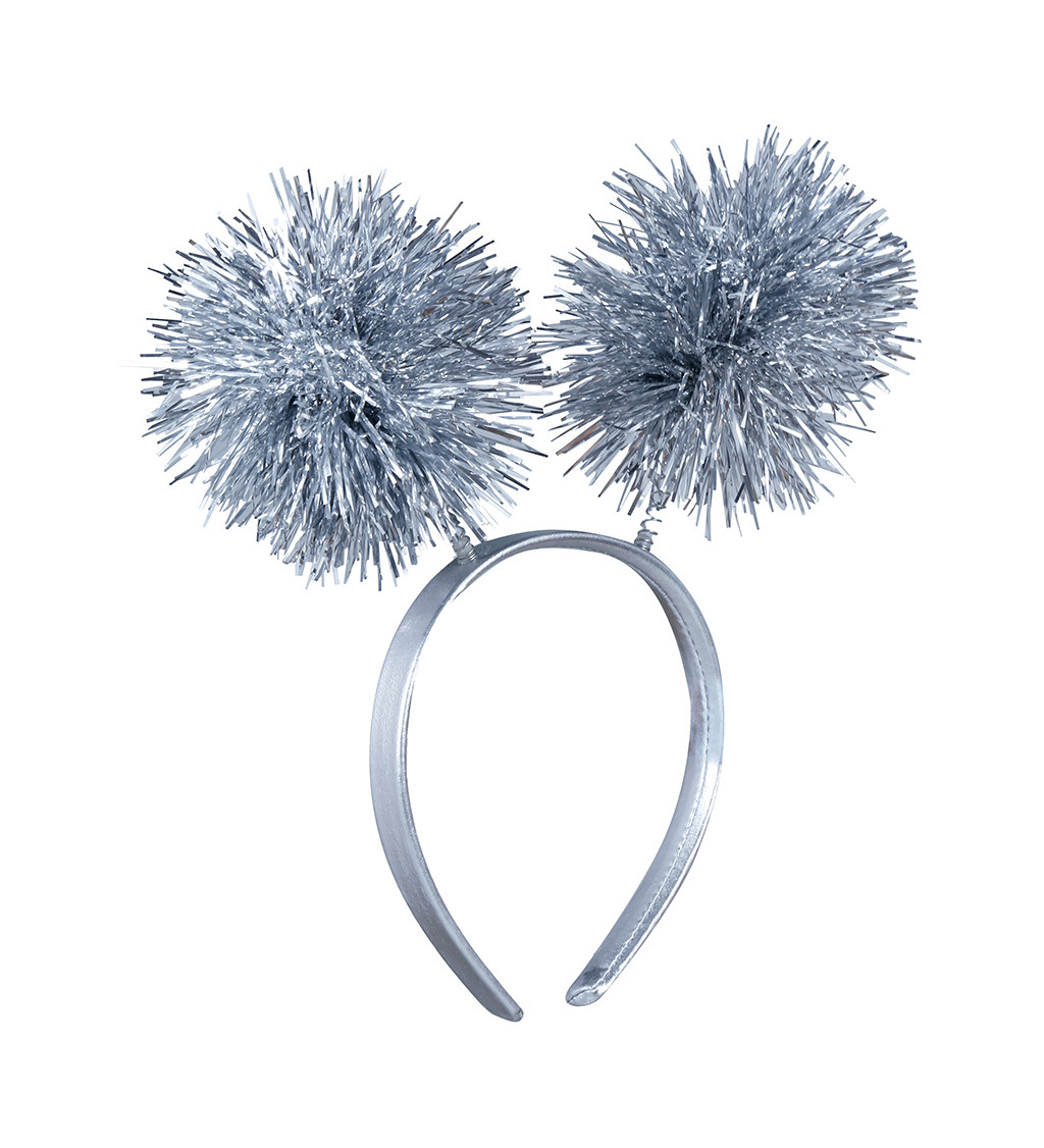 Party čelenka so striebornými strapcami