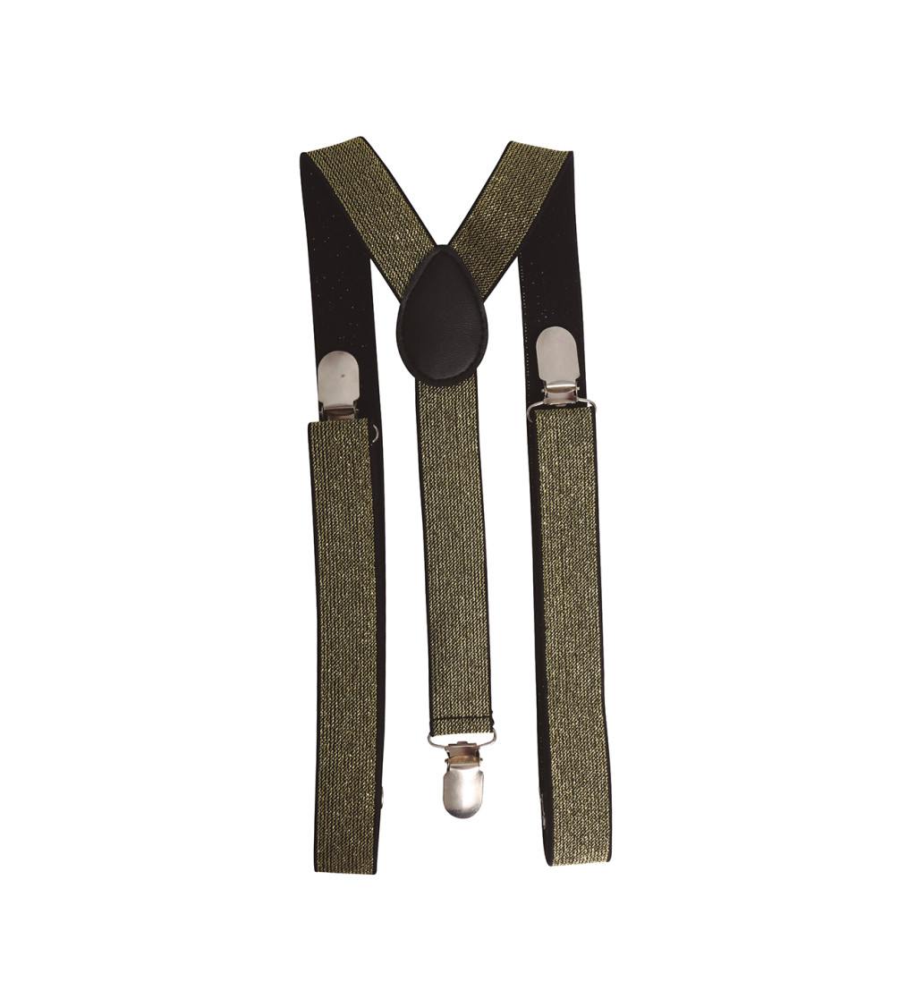 Retro traky v zlatej farbe