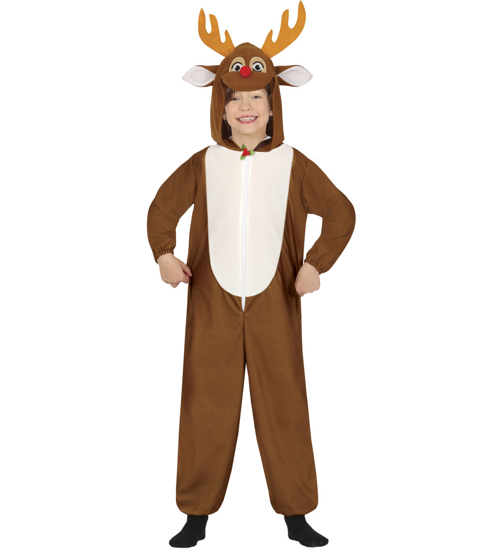 Detský vianočný kostým – Sobí overal