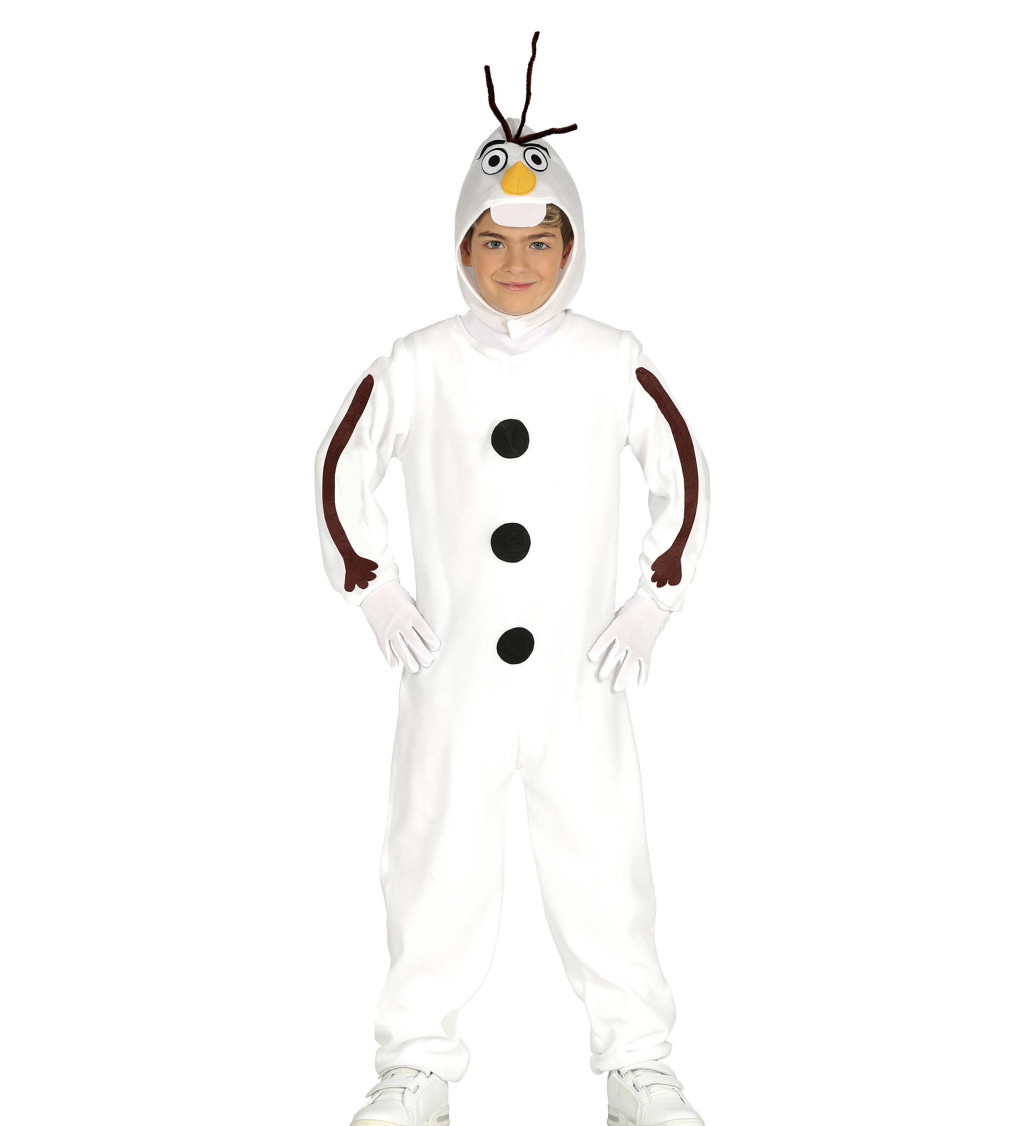 Snehuliak - detský karnevalový kostým