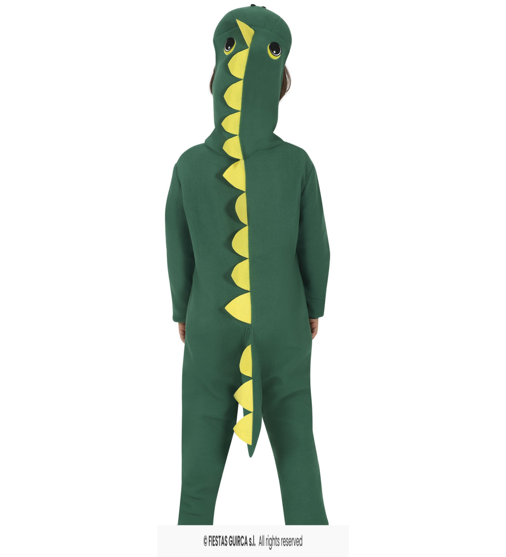 Detský kostým dinosaura s kapucňou