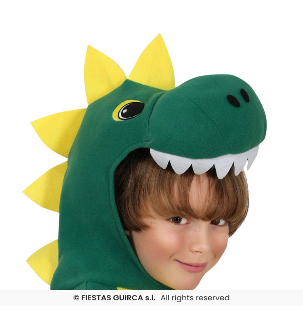 Detský kostým dinosaura s kapucňou