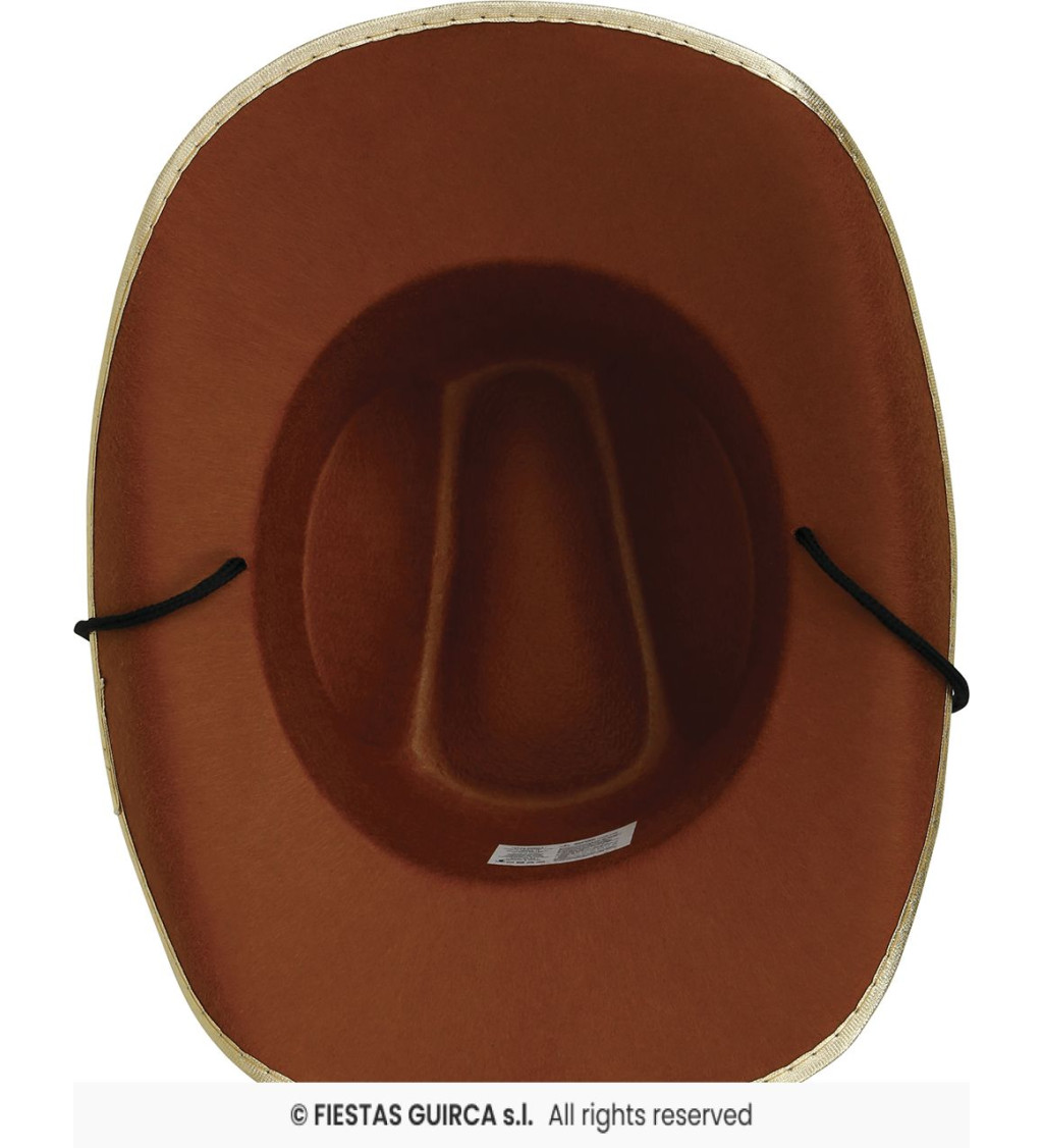 Klobúk kovboj - hnedý