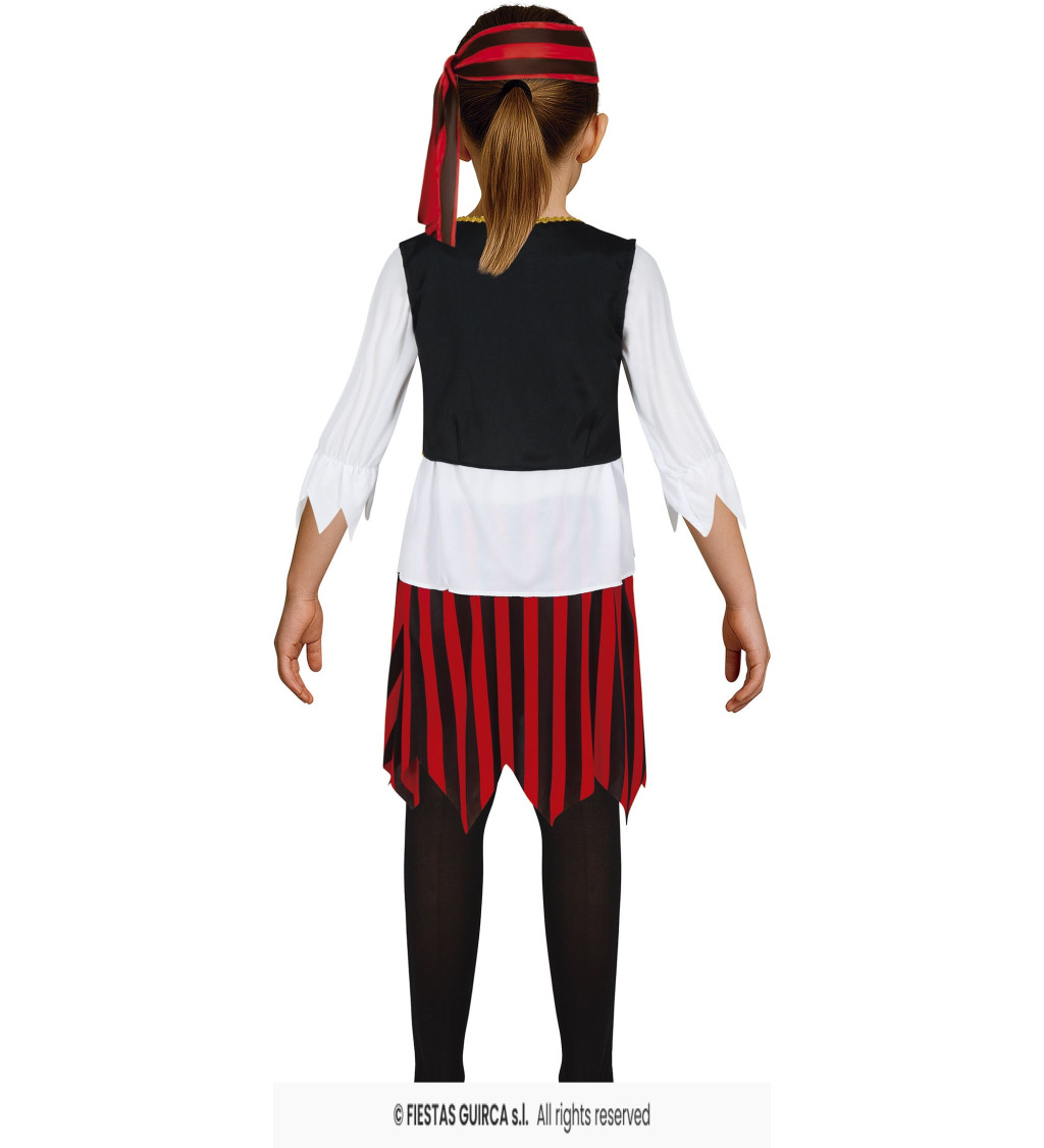 Detský kostým - pirátka