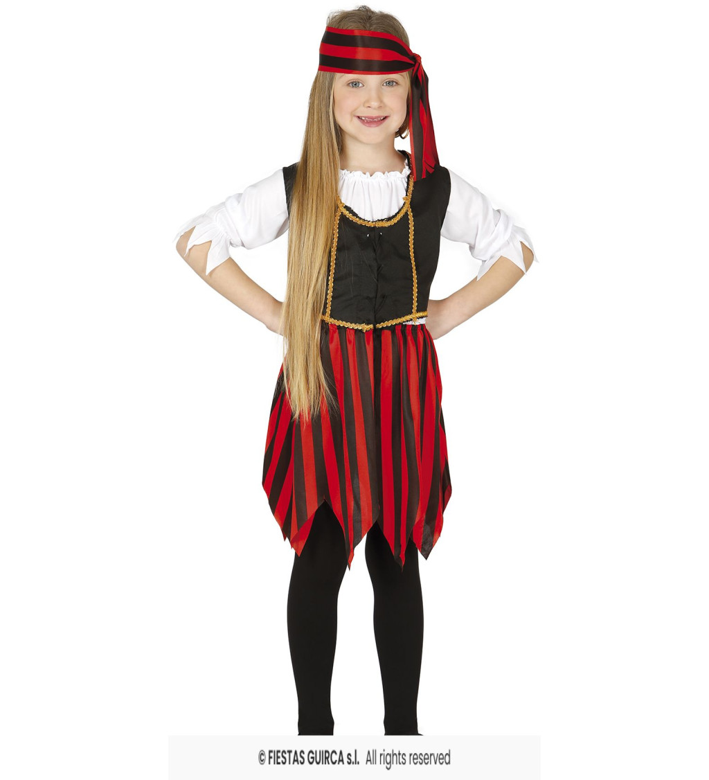 Detský kostým - pirátka