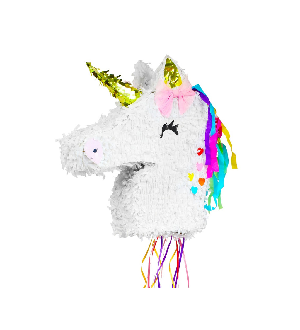 Piňatá jednorožec na oslavy 40 cm