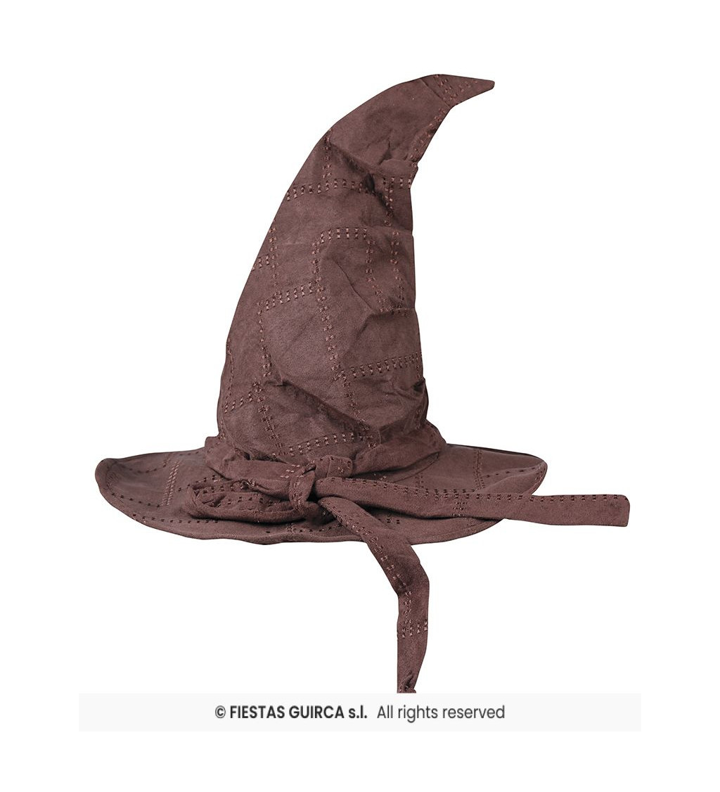 Kúzelnícky klobúk pre deti – hnedý