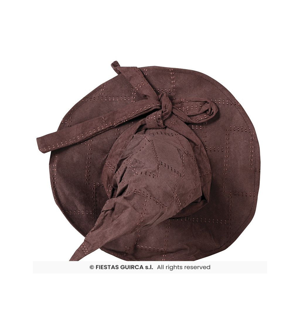 Kúzelnícky klobúk pre deti – hnedý