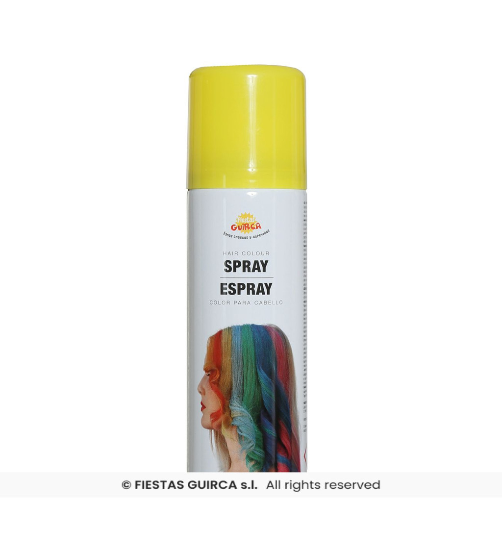 Sprej žltý na vlasy