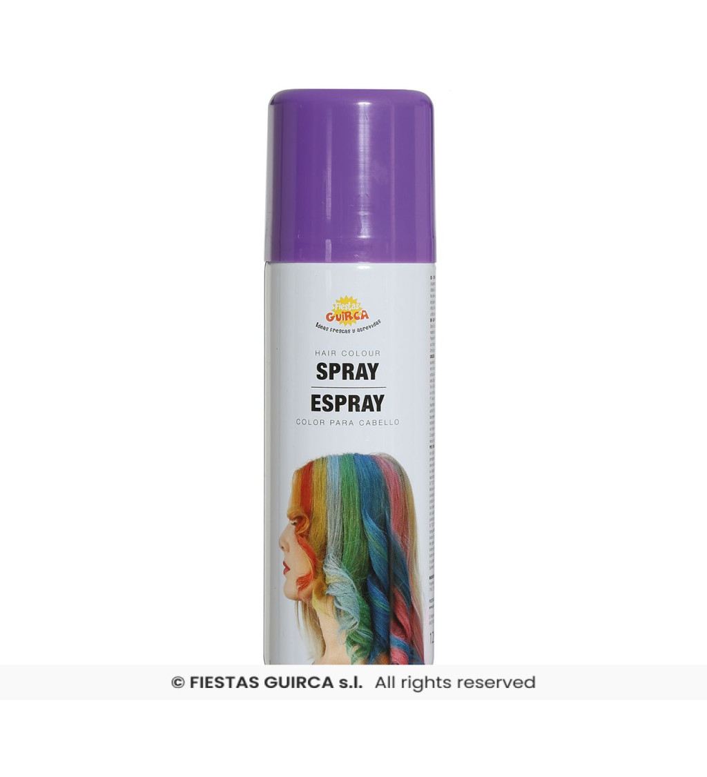 Sprej fialový na vlasy