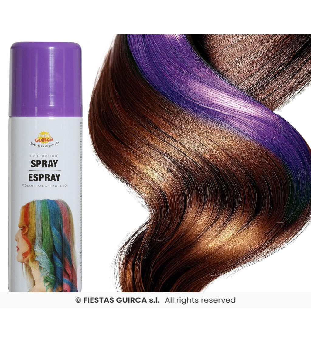 Sprej fialový na vlasy