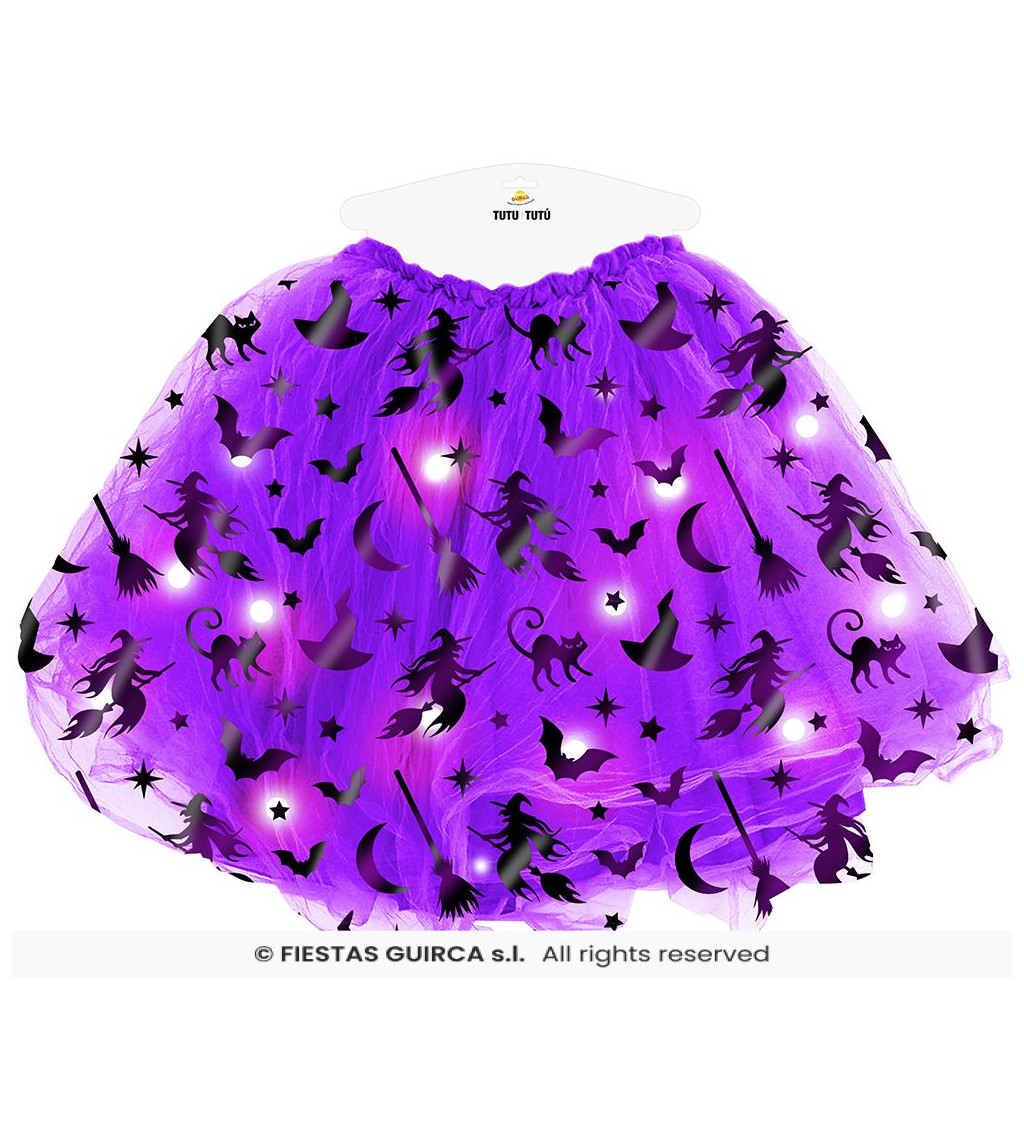 Tutu sukne s blikajúcimi svetielkami