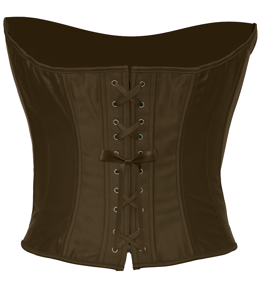Korzet hnedej farby