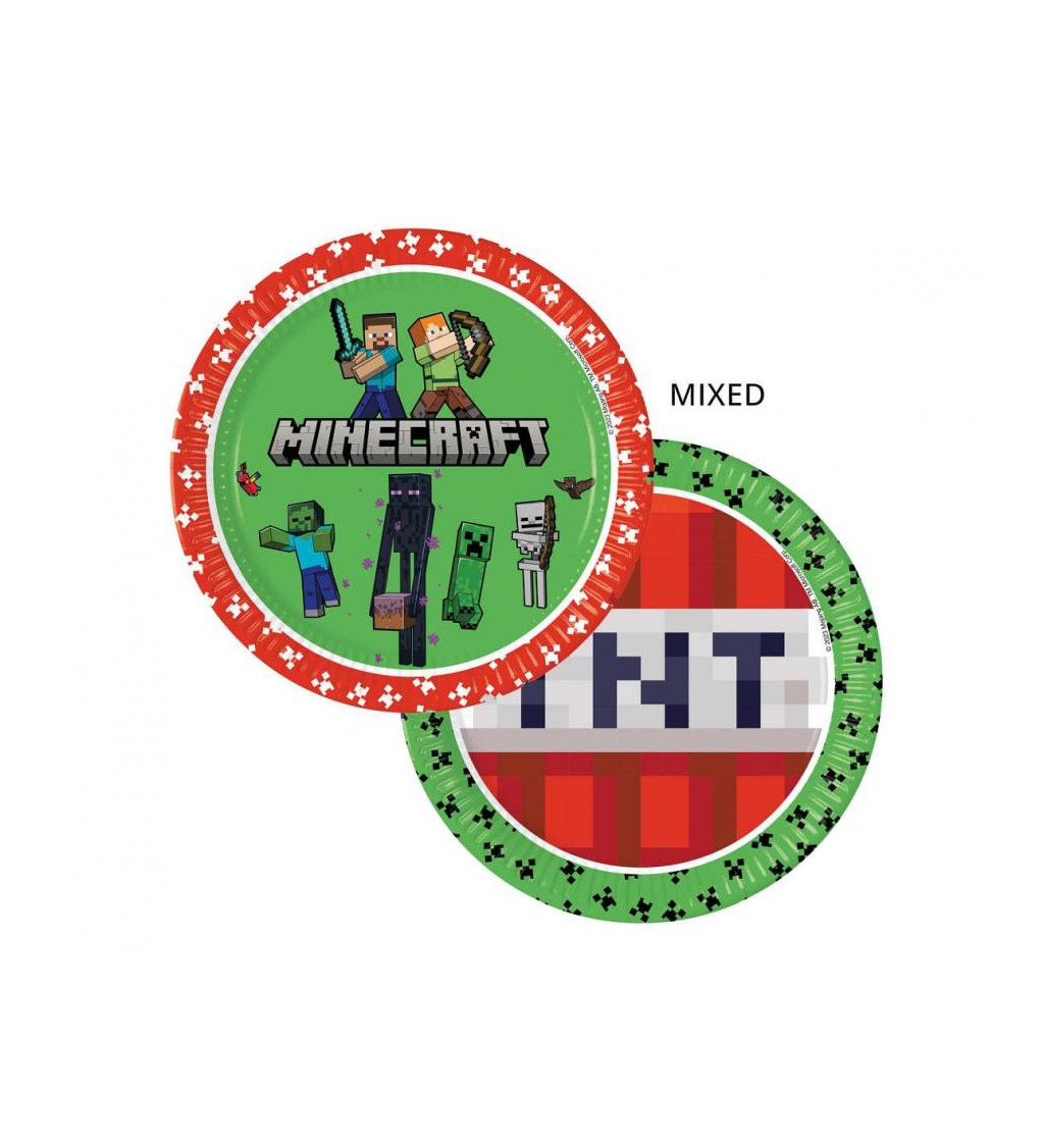 Minecraft taniere – sada 8 ks mix motívov