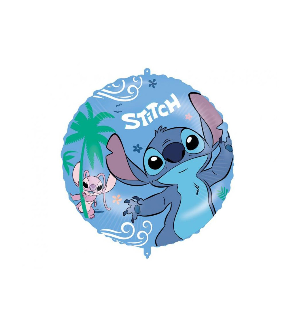 Fóliový balónik Stitch & Angel Disney