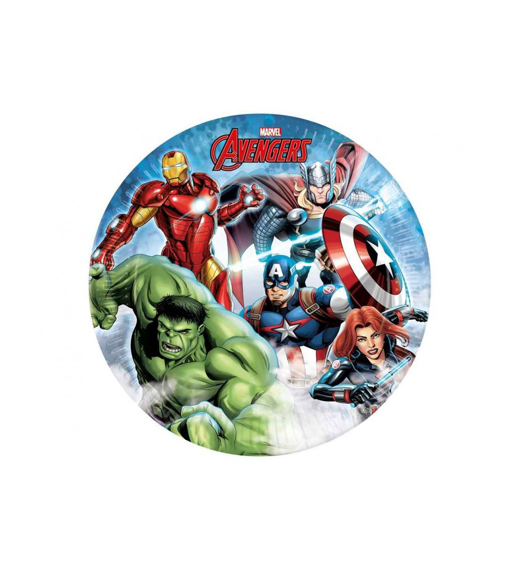 Papierové taniere: Avengers