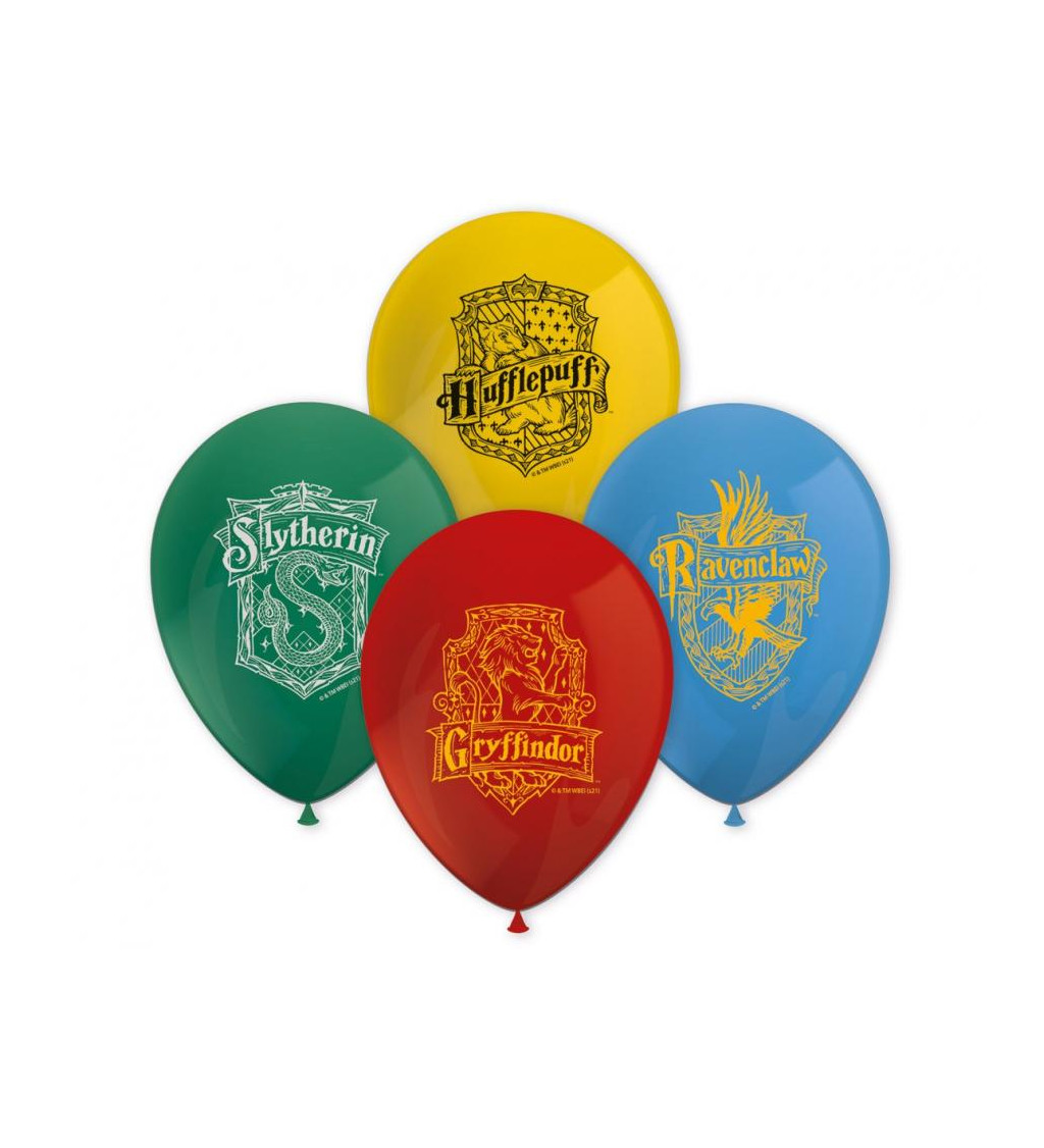 Súprava latexových balónikov: Harry Potter Hogwarts Houses