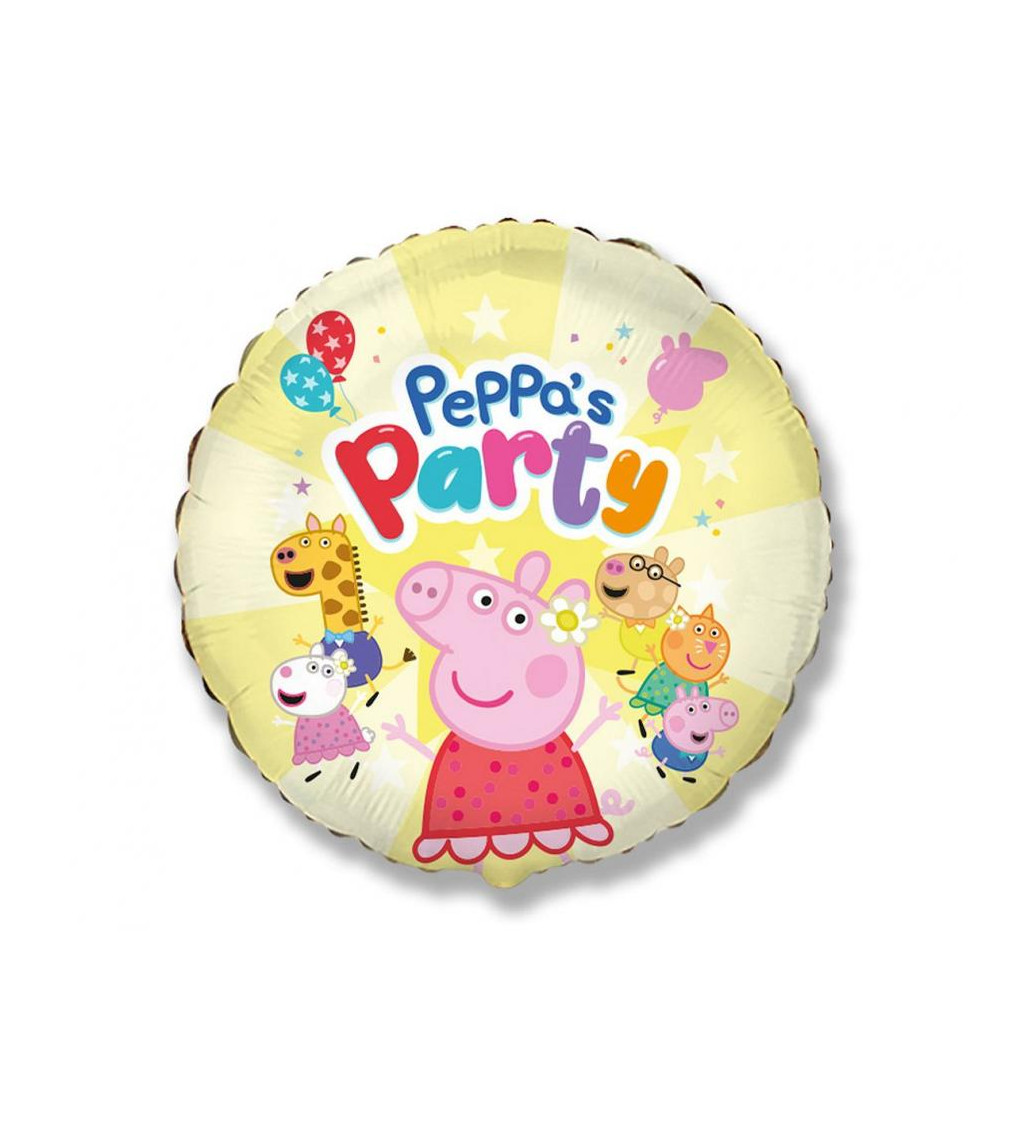 Peppa Pig párty - fóliový balónik 45 cm