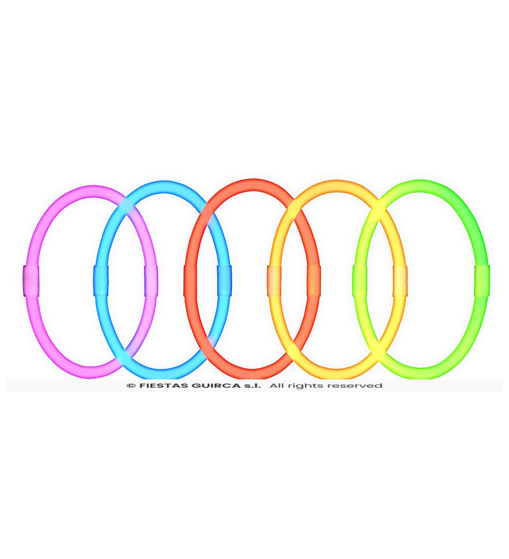 Lightstick náramky: 15 ks