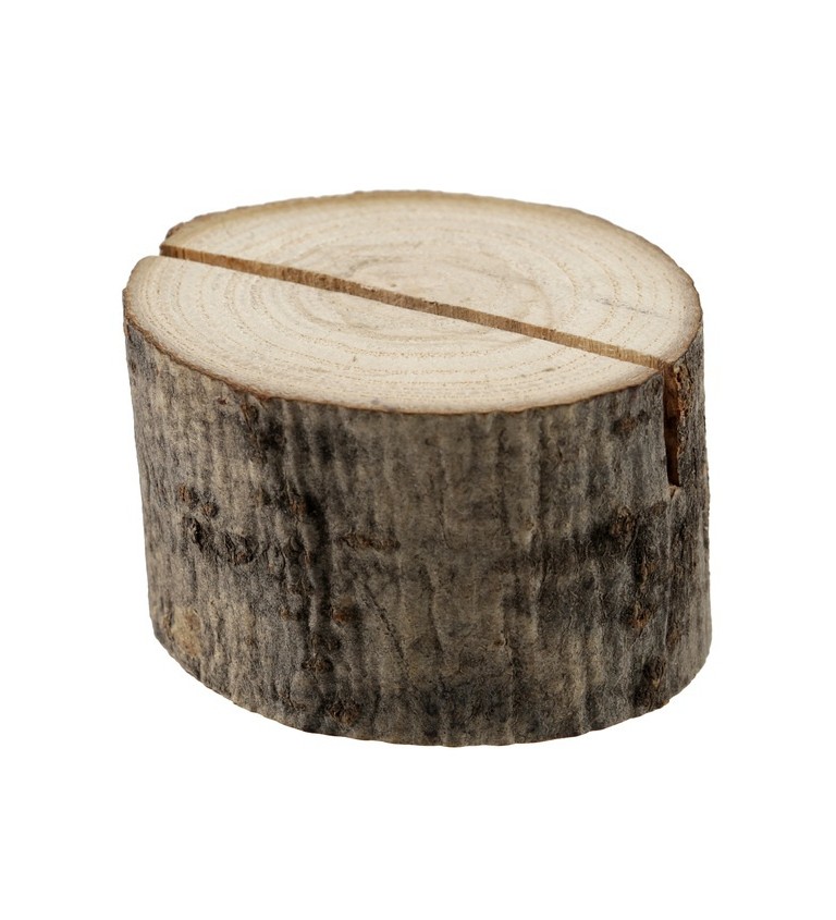 Držiak na menovku - drevený podstavec