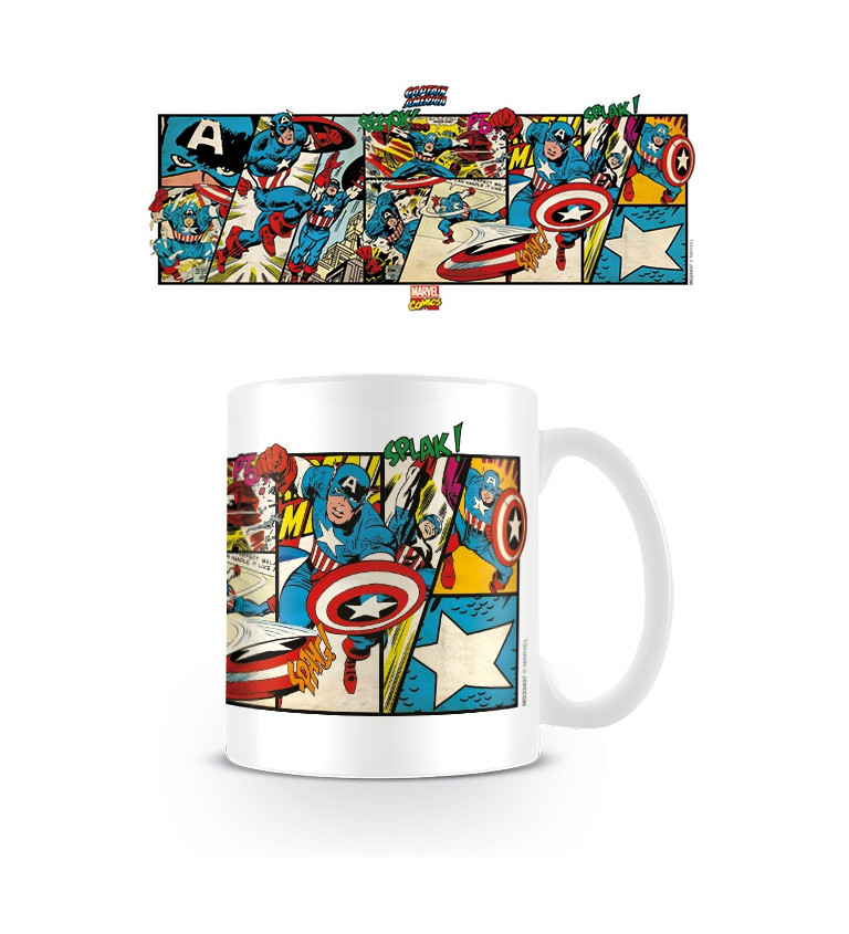 Hrnček Marvel - Kapitán Amerika