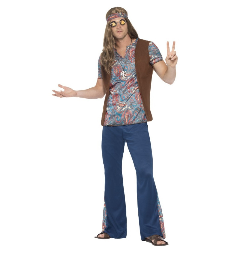 Pánsky kostým - Hippie so zvonmi