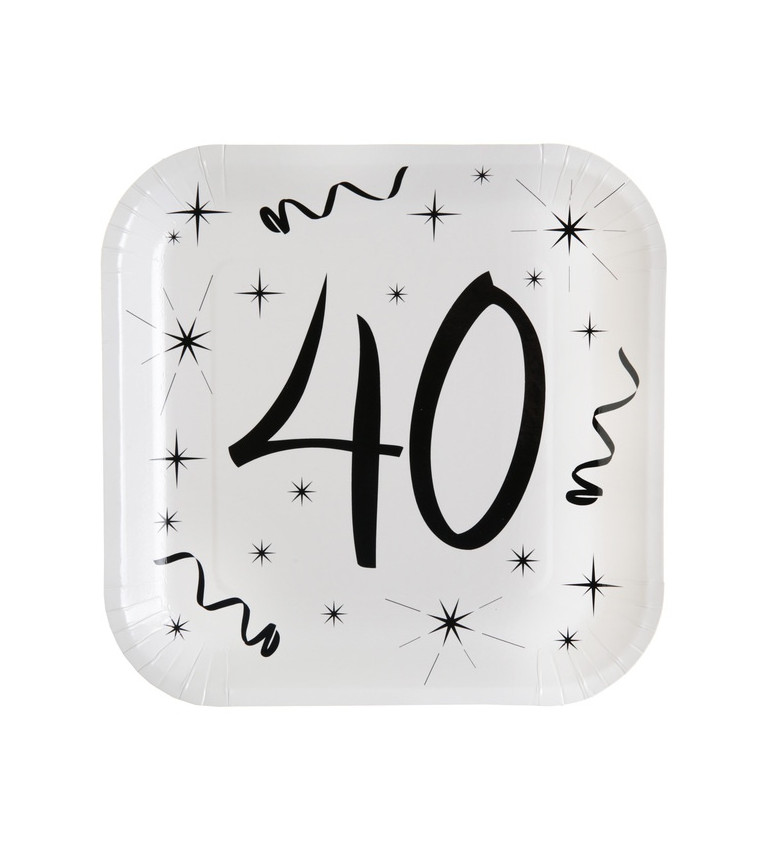 Tanierik s číslom 40