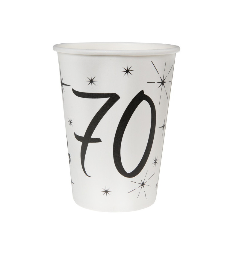 Kelímky s číslom 70