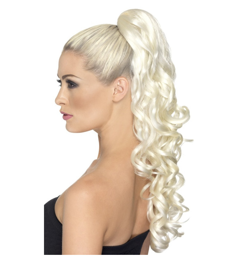 Príčesok do vlasov - blond, vlnitý