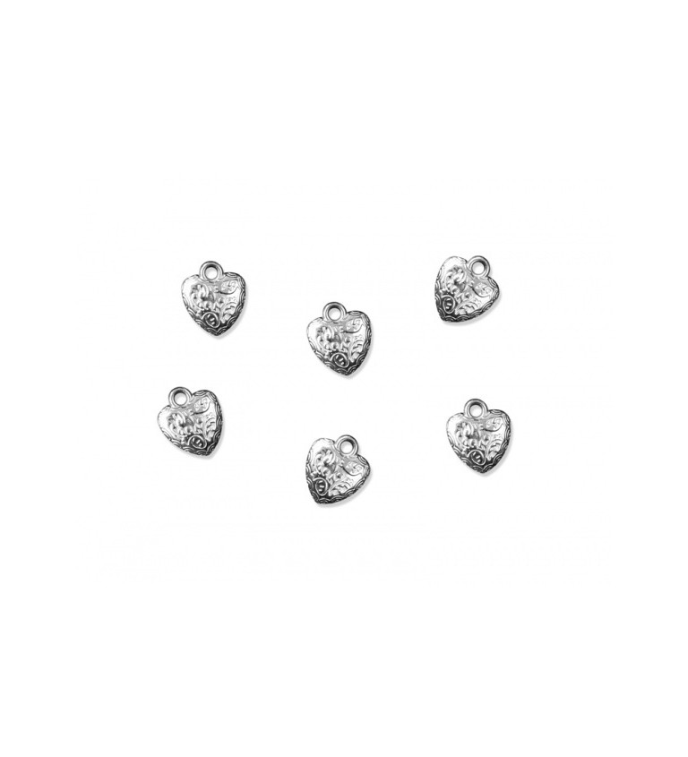 Strieborné srdiečka (17 mm)