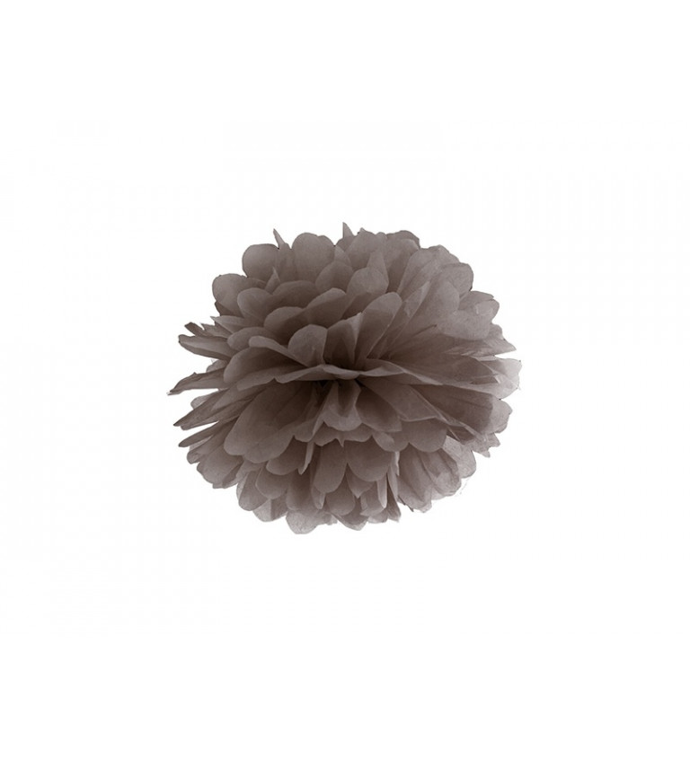 Pompom - hnedý