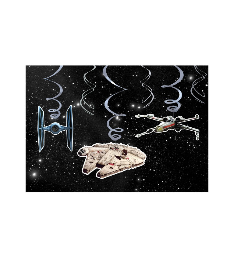 Závesné špirály Star wars