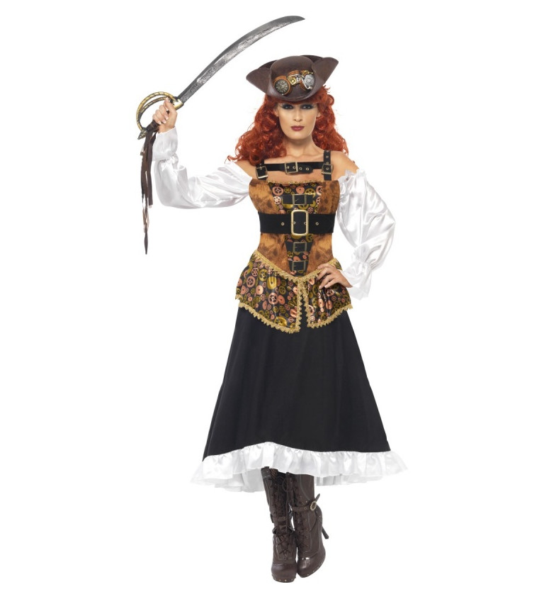 Dámsky kostým - Steam punk pirát