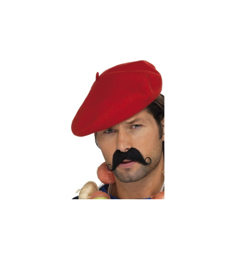 Francúzsky baret - červený