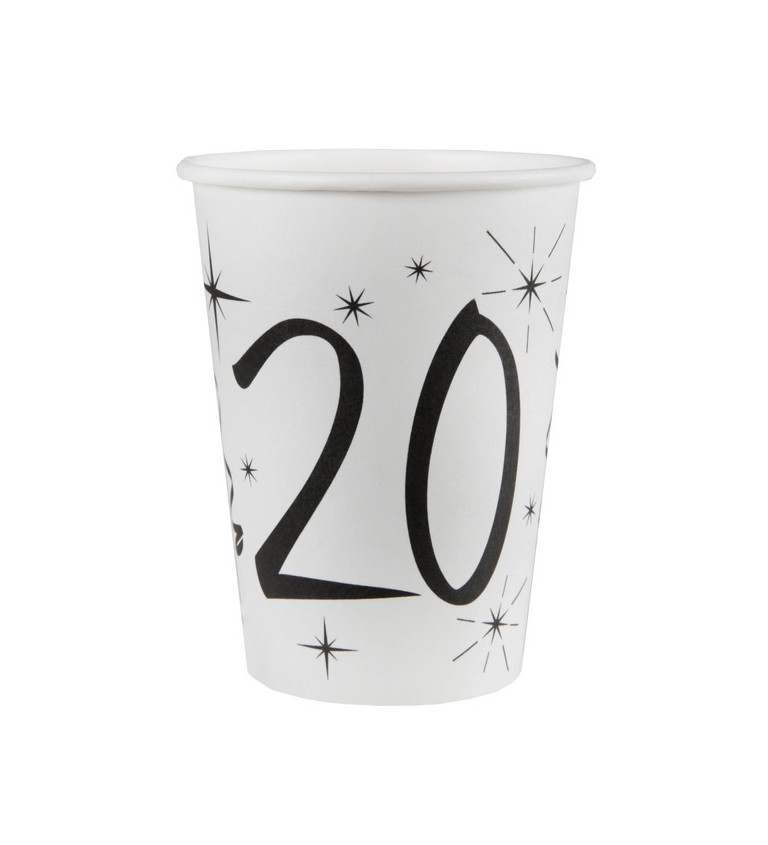 Kelímky s číslom 20