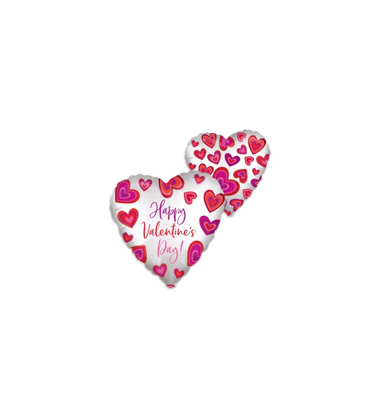 Fóliový balónik - Happy Valentines Day