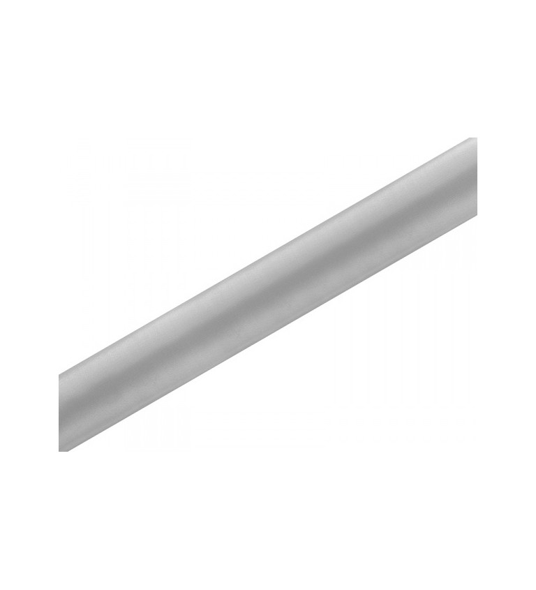 Jednofarebný satén - strieborná farba (0,36)