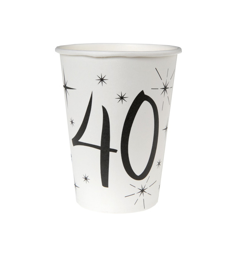Kelímky s číslom 40