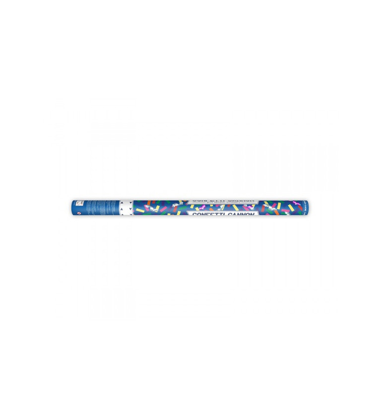 Vystreľovacie konfety - mix farieb, 80 cm