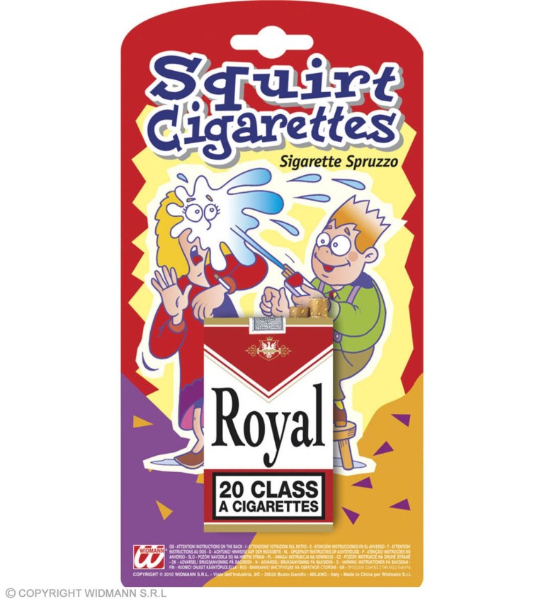 Vtípek - striekajúce cigarety