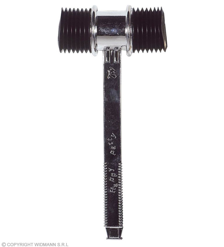 Párty búracie kladivko - strieborné