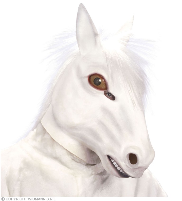 Hlava bieleho koňa - latexová
