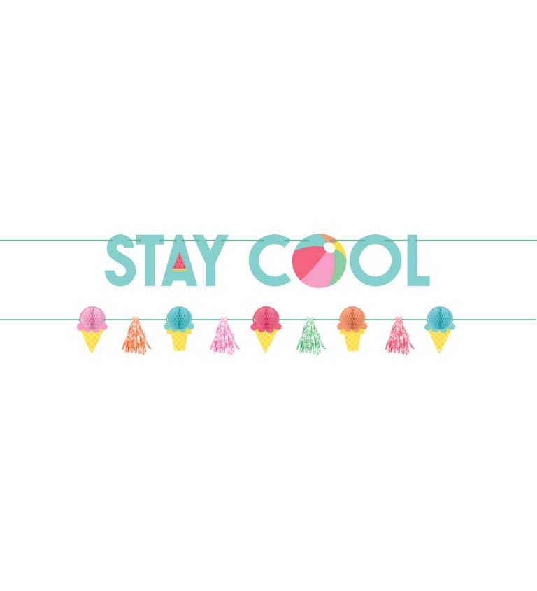 Letná girlanda - Stay cool