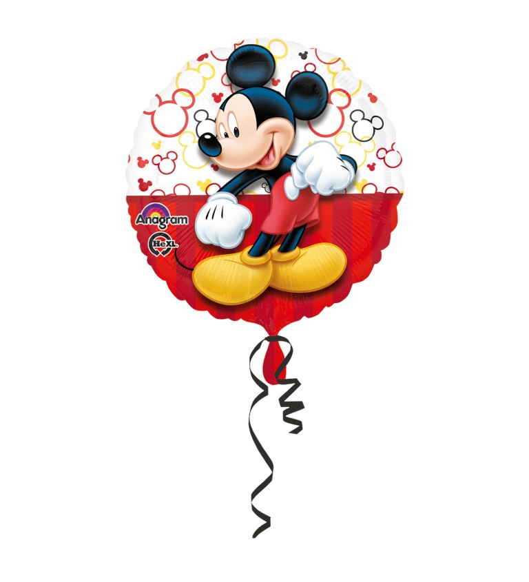 Balónik Mickey Mouse - fóliový