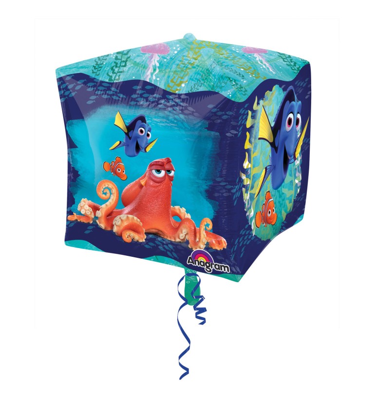Fóliový balónik Hľadá sa Dory - kocka