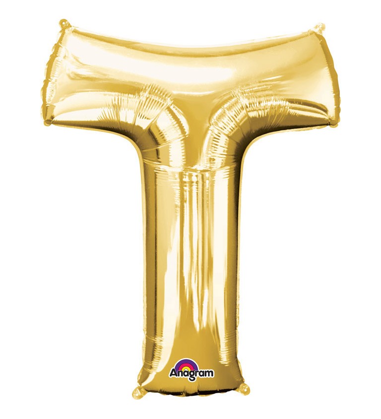 Zlatý fóliový balónik T