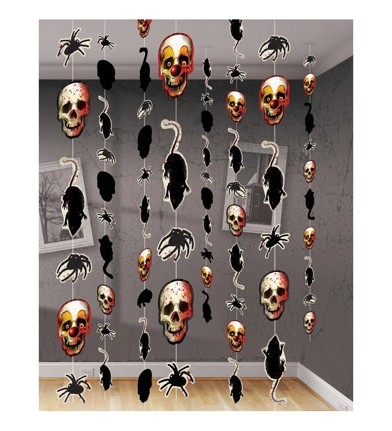 Dekoračný záves - Halloween