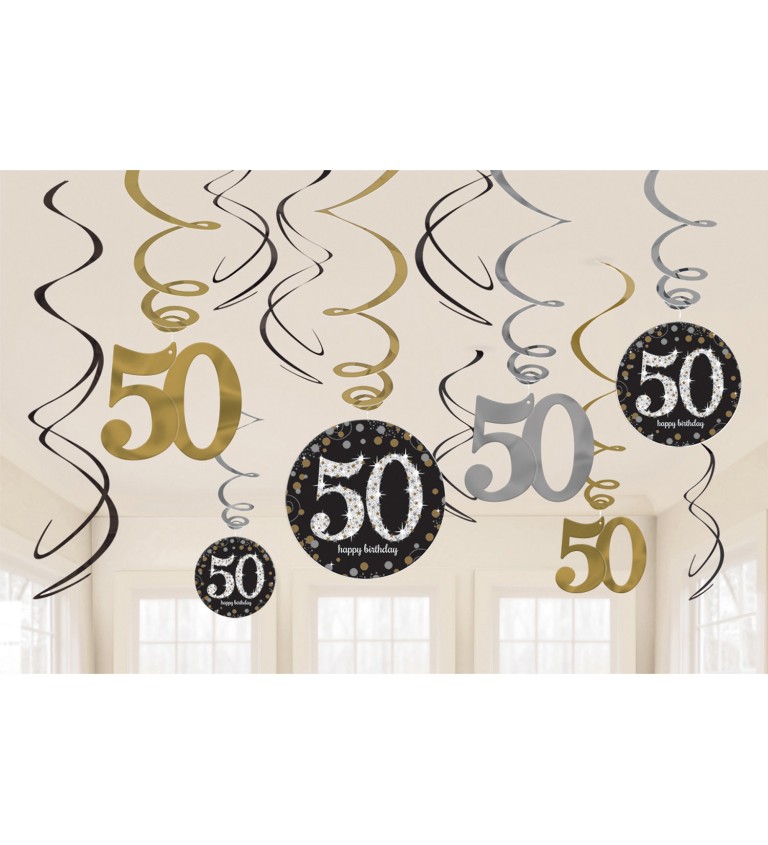 Zlaté závesné špirálky 50 rokov