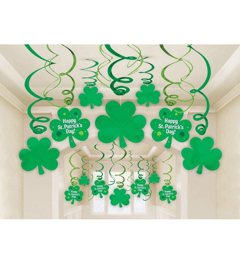 Dekoračné špirály - St. Patrick's day